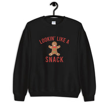 Load image into Gallery viewer, Lookin Like A Snack Unisex Christmas Sweatshirt