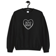 Load image into Gallery viewer, Dead Inside Candy Heart Anti Valentine's Day Unisex Sweatshirt