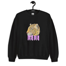 Load image into Gallery viewer, Mama Pink Leopard Head Graphic Unisex Sweatshirt