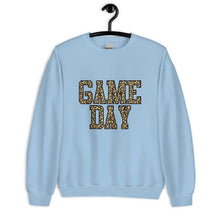 Load image into Gallery viewer, Game Day Leopard Print Unisex Sweatshirt