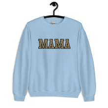Load image into Gallery viewer, Mama Leopard Print Unisex Sweatshirt