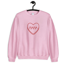 Load image into Gallery viewer, Mama Candy Heart Valentine's Day Unisex Sweatshirt