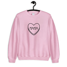 Load image into Gallery viewer, Mama Candy Heart Valentine's Day Unisex Sweatshirt