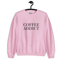 Load image into Gallery viewer, Coffee Addict Unisex Sweatshirt