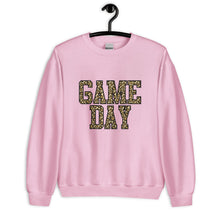 Load image into Gallery viewer, Game Day Leopard Print Unisex Sweatshirt