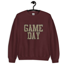 Load image into Gallery viewer, Game Day Leopard Print Unisex Sweatshirt