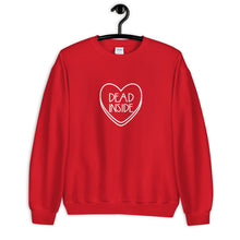 Load image into Gallery viewer, Dead Inside Candy Heart Anti Valentine's Day Unisex Sweatshirt
