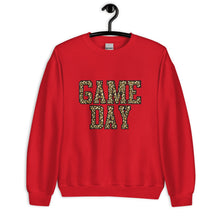 Load image into Gallery viewer, Game Day Leopard Print Unisex Sweatshirt