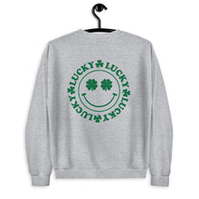 Load image into Gallery viewer, Lucky Smile St Patrick's Day Unisex Sweatshirt