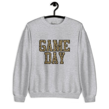 Load image into Gallery viewer, Game Day Leopard Print Unisex Sweatshirt