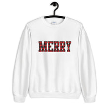 Load image into Gallery viewer, Merry Buffalo Plaid Unisex Sweatshirt