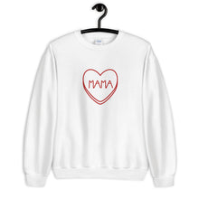 Load image into Gallery viewer, Mama Candy Heart Valentine's Day Unisex Sweatshirt