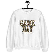 Load image into Gallery viewer, Game Day Leopard Print Unisex Sweatshirt