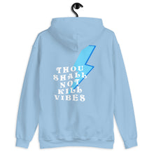 Load image into Gallery viewer, Thou Shall Not Kill Vibes Unisex Hoodie