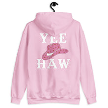 Load image into Gallery viewer, Yee Haw Cowgirl Hat Unisex Hoodie