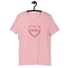Load image into Gallery viewer, Mama Candy Heart Valentine's Day Short-Sleeve Unisex T-Shirt