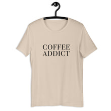 Load image into Gallery viewer, Coffee Addict Short-Sleeve Unisex T-Shirt *WAREHOUSEE SALE*