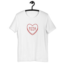 Load image into Gallery viewer, Pizza Candy Heart Anti Valentine's Day Short-Sleeve Unisex T-Shirt