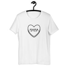 Load image into Gallery viewer, Mama Candy Heart Valentine's Day Short-Sleeve Unisex T-Shirt