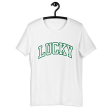 Load image into Gallery viewer, Lucky St Patrick's Day Short-Sleeve Unisex T-Shirt