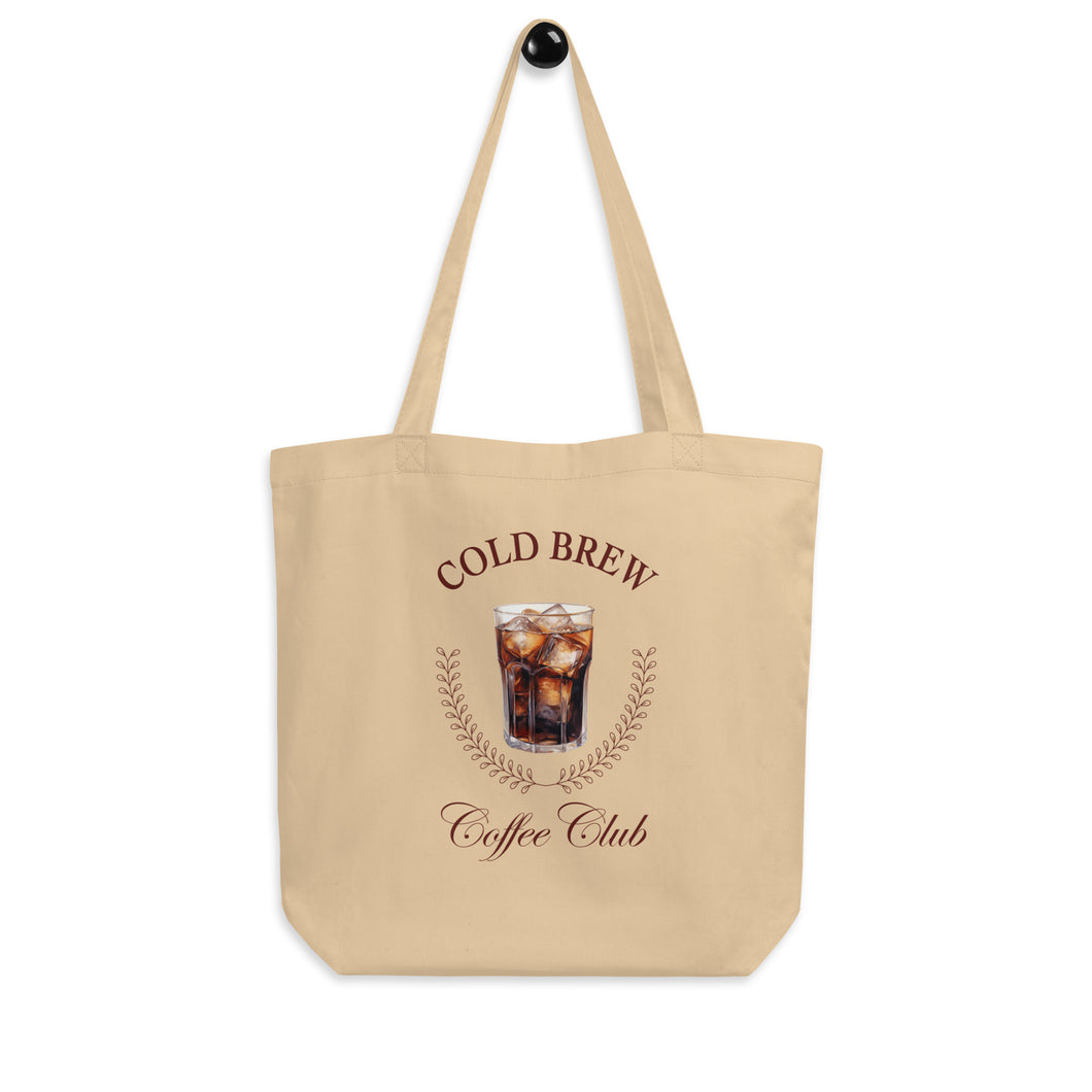 Cold Brew Coffee Club Eco Cotton Tote Bag