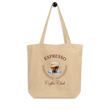 Load image into Gallery viewer, Espresso Coffee Club Eco Cotton Tote Bag
