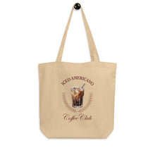 Load image into Gallery viewer, Iced Americano Coffee Club Eco Cotton Tote Bag
