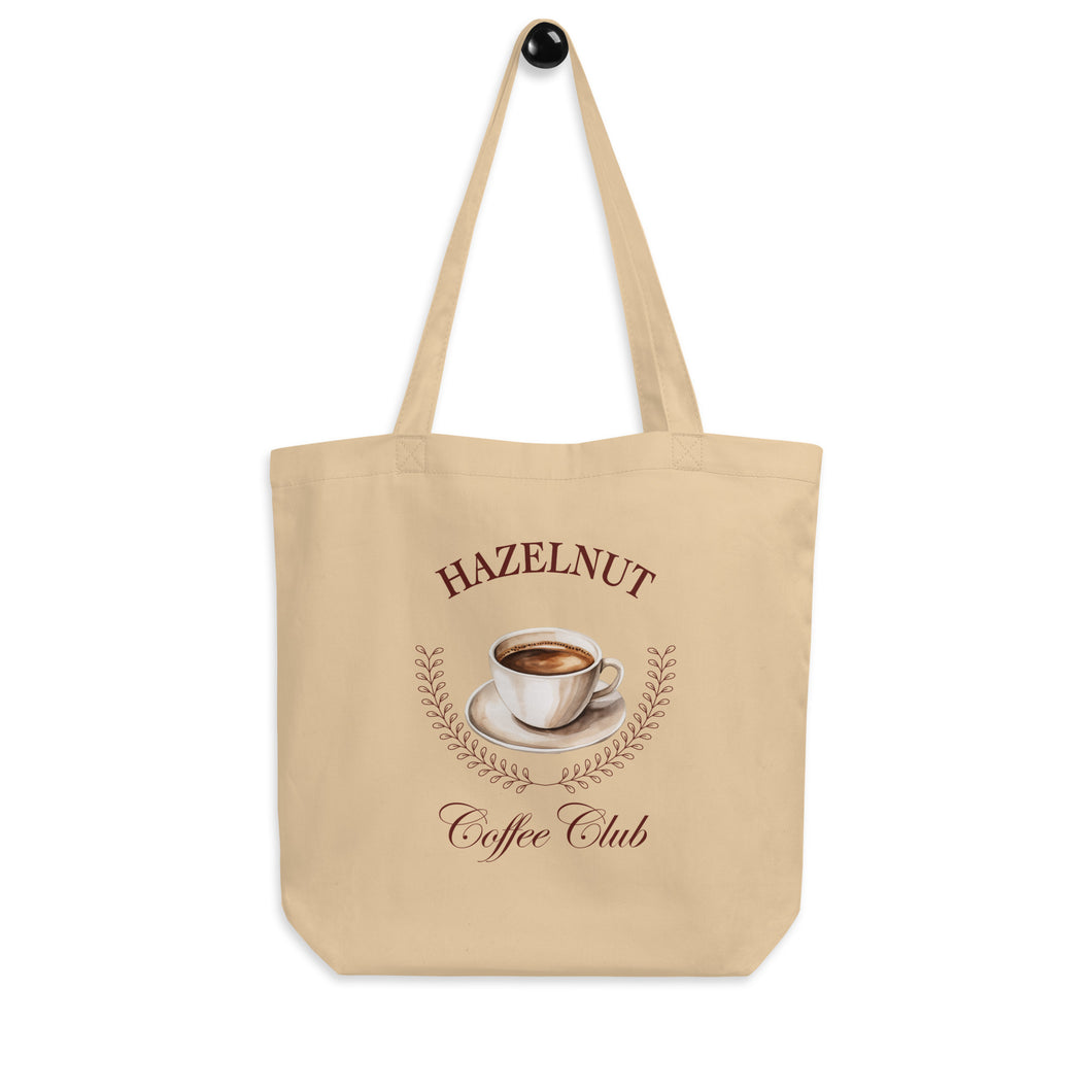 Hazelnut Coffee Club Eco Cotton Tote Bag