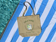 Load image into Gallery viewer, Gin &amp; Tonic Cocktail Club Eco Tote Bag
