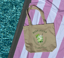 Load image into Gallery viewer, Mint Julep Cocktail Club Eco Tote Bag
