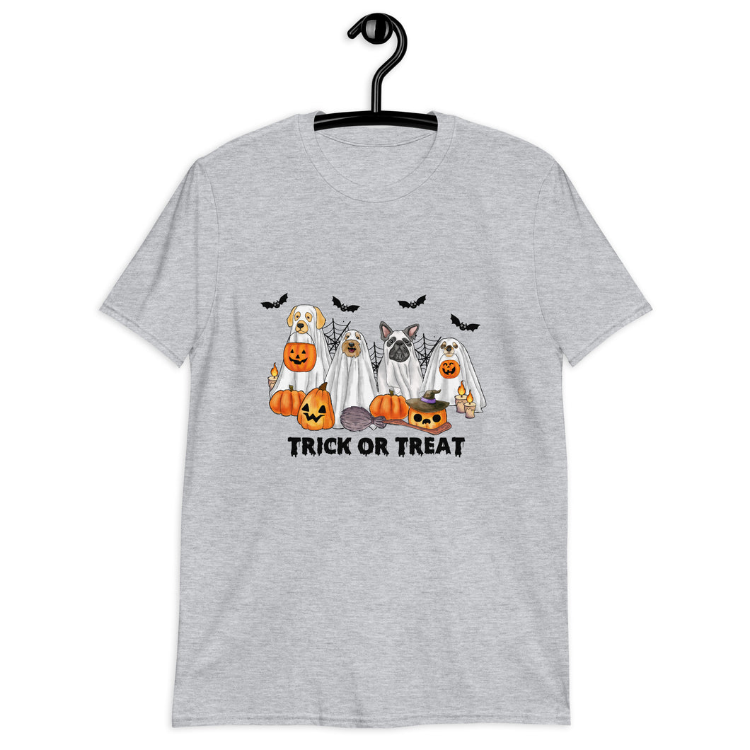 Trick or Treat Dogs Short-Sleeve Unisex T-Shirt