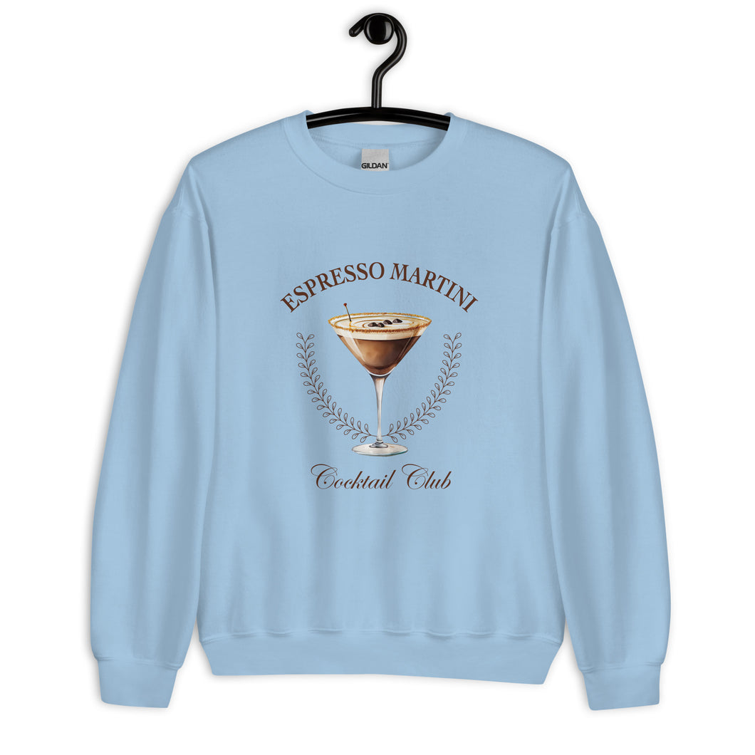 Espresso Martini Cocktail Club Unisex Sweatshirt