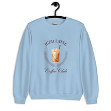 Load image into Gallery viewer, Iced Latte Coffee Club Unisex Sweatshirt
