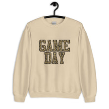 Load image into Gallery viewer, Game Day Leopard Print Unisex Sweatshirt
