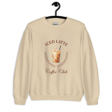 Load image into Gallery viewer, Iced Latte Coffee Club Unisex Sweatshirt
