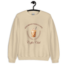 Load image into Gallery viewer, Iced Skinny Vanilla Latte Coffee Club Unisex Sweatshirt
