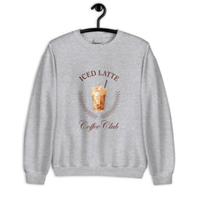 Load image into Gallery viewer, Iced Latte Coffee Club Unisex Sweatshirt
