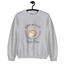Load image into Gallery viewer, Café Au Lait Coffee Club Unisex Sweatshirt
