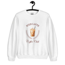 Load image into Gallery viewer, Iced Latte Coffee Club Unisex Sweatshirt
