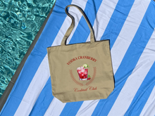 Load image into Gallery viewer, Vodka Cranberry Cocktail Club Eco Tote Bag
