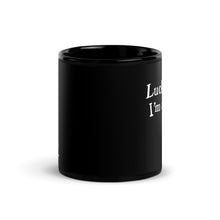 Load image into Gallery viewer, Lucky Me! I&#39;m A Gemini Black Glossy Mug
