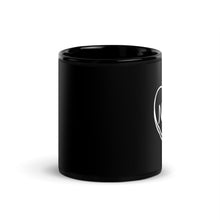 Load image into Gallery viewer, Nope Candy Heart Anti Valentine&#39;s Day Black Glossy Mug

