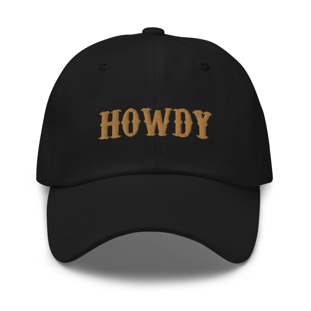 Howdy Brown Dad Hat