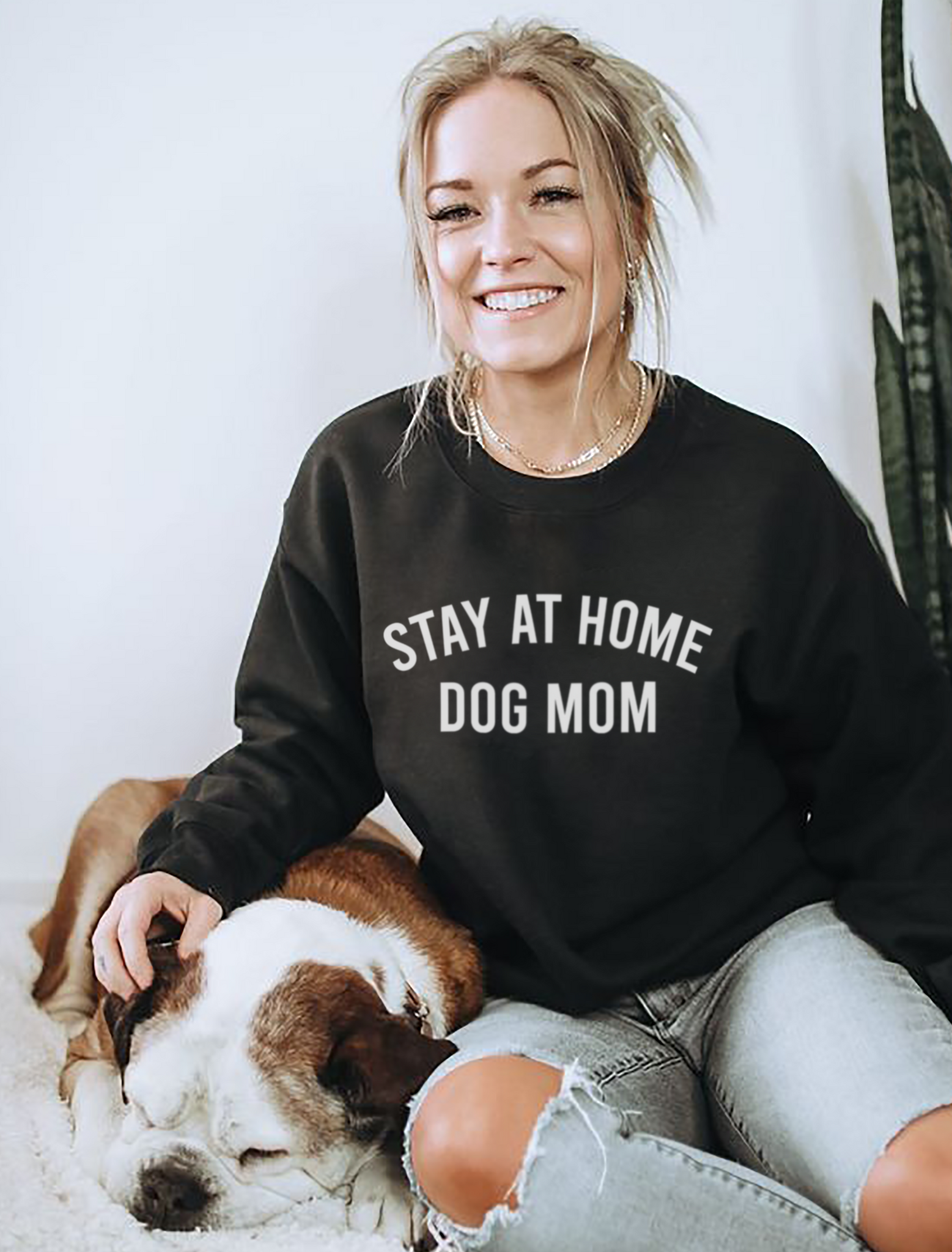 Future stay at clearance home dog mom sweatshirt