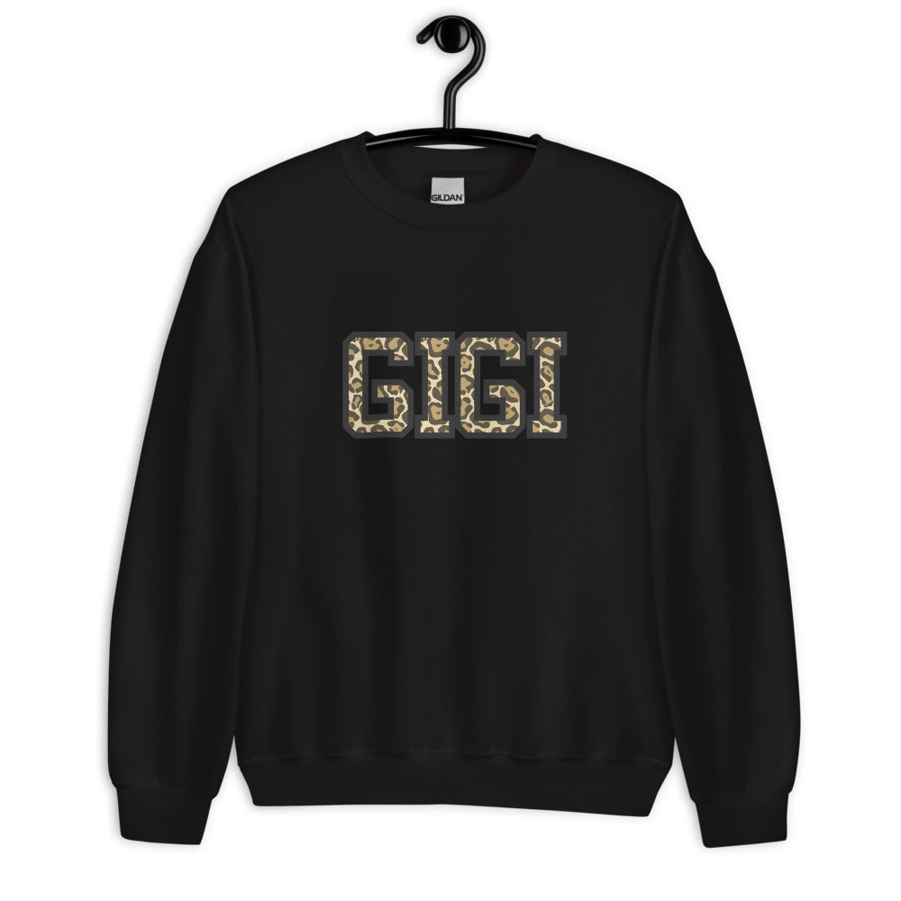Gigi Leopard Print Unisex Sweatshirt