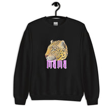 Load image into Gallery viewer, Mama Pink Leopard Head Graphic Unisex Sweatshirt

