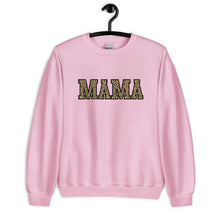Load image into Gallery viewer, Mama Leopard Print Unisex Sweatshirt
