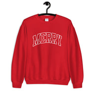 Merry Athletic Unisex Christmas Sweatshirt