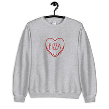 Load image into Gallery viewer, Pizza Candy Heart Anti Valentine&#39;s Day Unisex Sweatshirt
