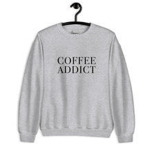 Load image into Gallery viewer, Coffee Addict Unisex Sweatshirt
